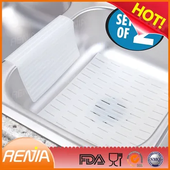 Renjia Silicone Sink Mat Divider Protector Kitchen Renjia Silicone Sink Mat Divider