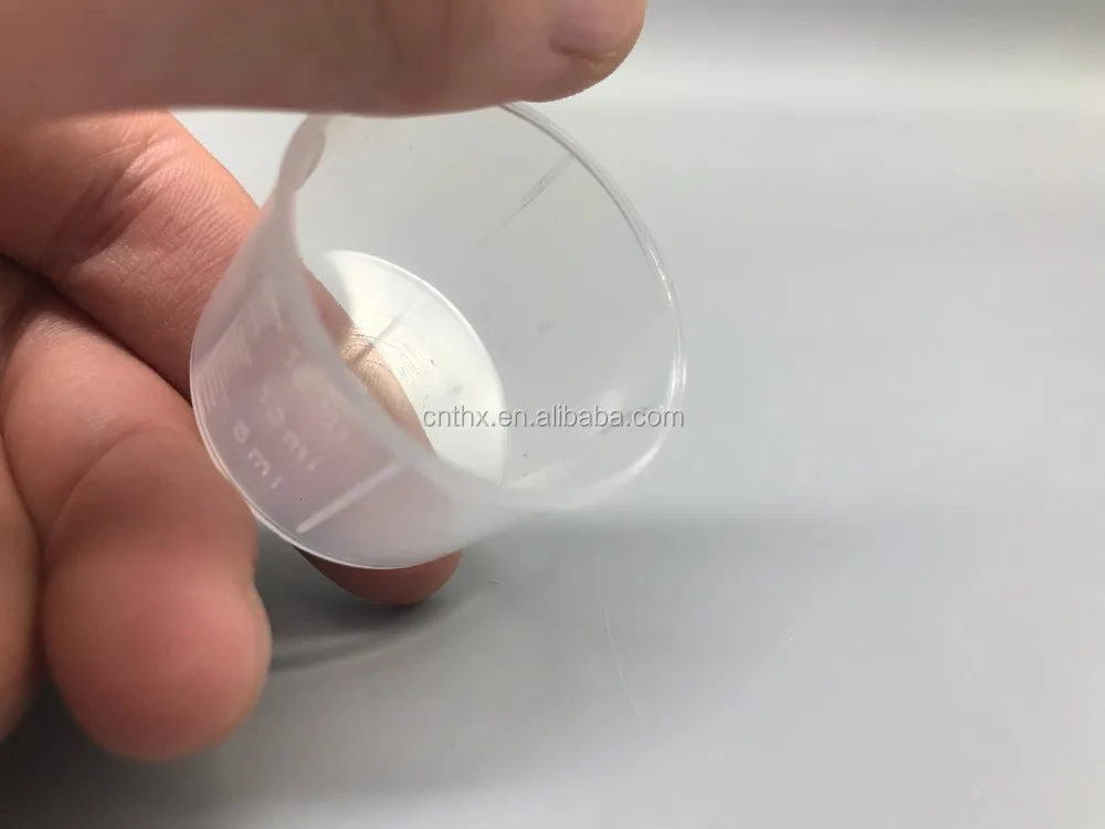 Sterile Clear 15ml Pp Plastic Disposable Medicine Measuring Cup For