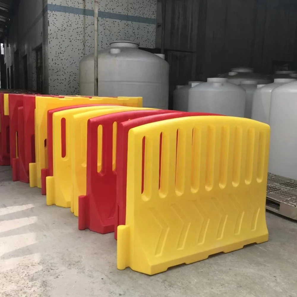 200cm Long Plastic Water Filled Barriers Road Traffic Safety Barrier ...