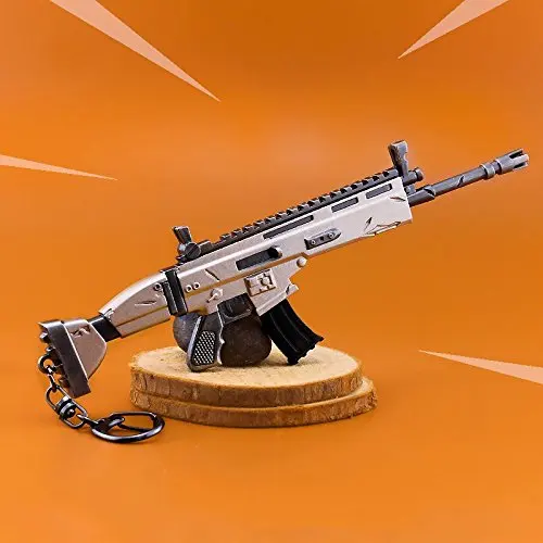 game fortnite related products semi automatic sniper rifle gun shape keychains - fortnite guns and items