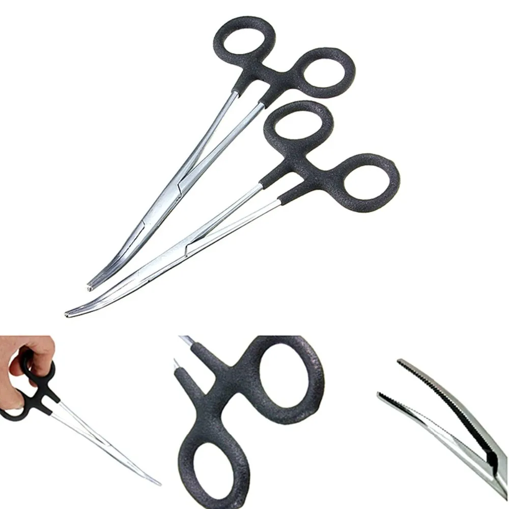 Fishing Forceps Locking Clamp Curved Tip Fish Hook Remover Buy