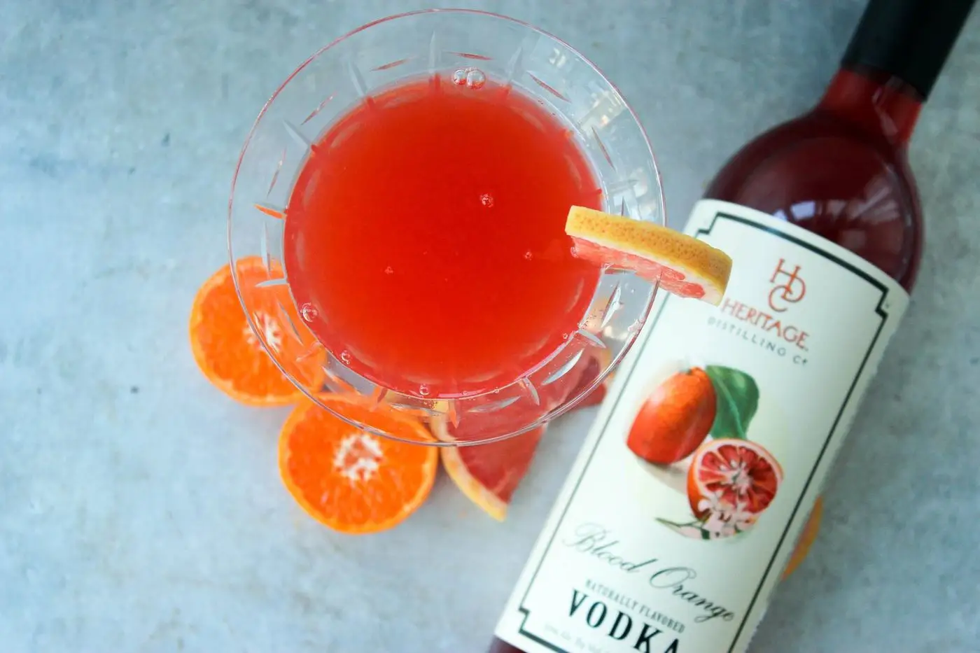 Alcoholic Beverage Spirits Blood Orange FLAVORED cocktail Vodka