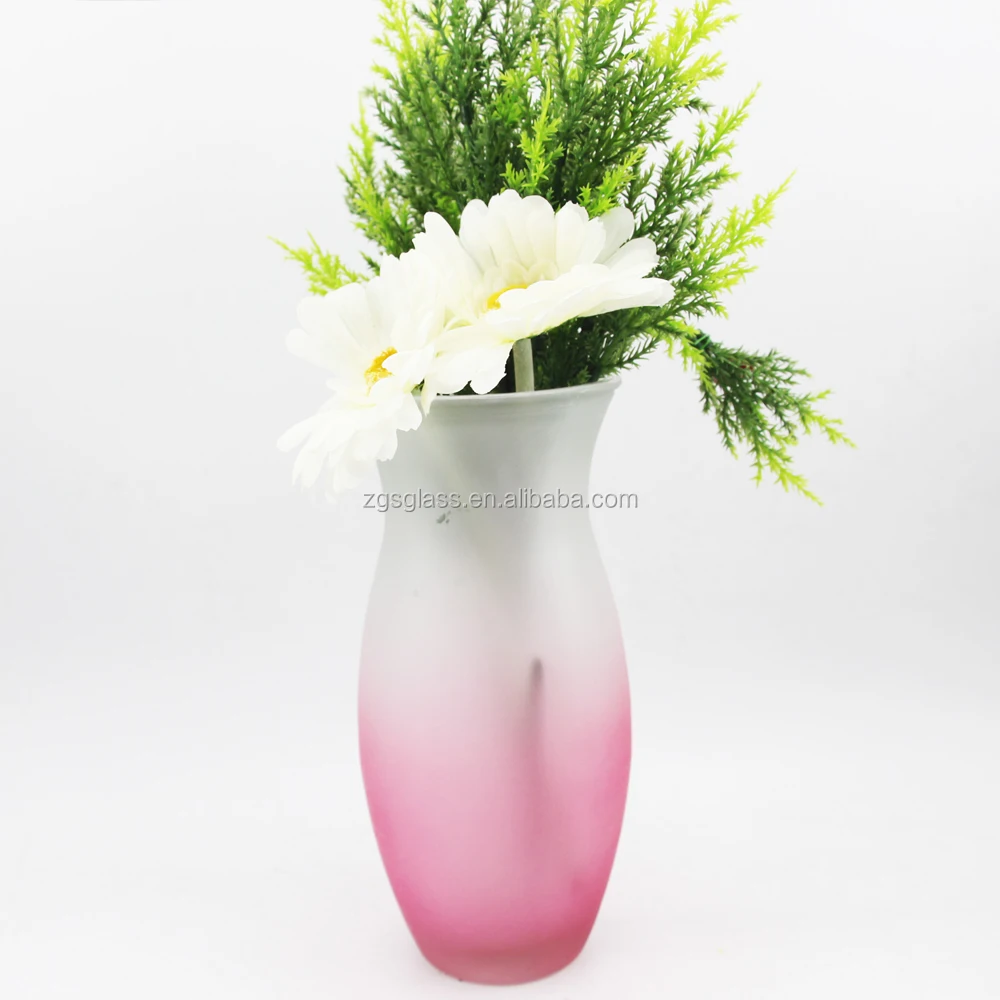 High Quality Colored Tall Shape Glass Jar Flower Vase Bottle Buy