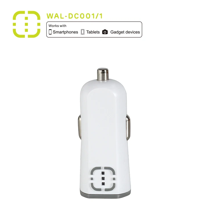 5V 1A 2.4A portable mfi car charger for iphone ipad