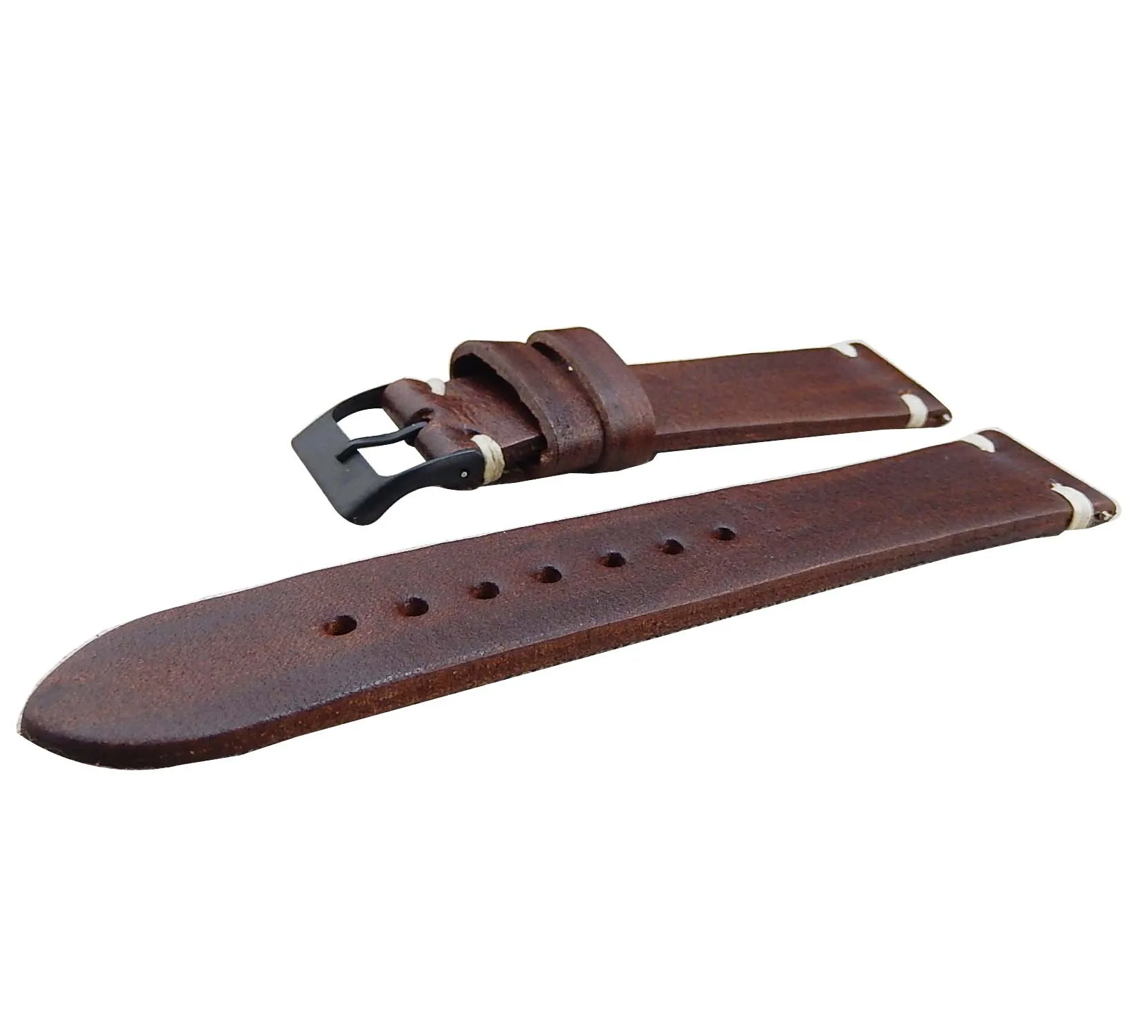 Factory Wholesale Vintage Watch Strap Handmade Manual Color 18/20/22/24