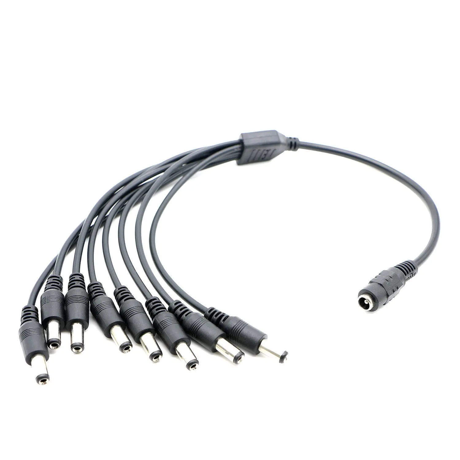 2Pack 1 to 4 way port DC Power split Splitter Cable Pigtail for CCTV ...