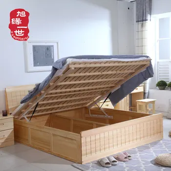 Factory Direct Price Hydraulic Lift Up Double Storage Bed Factory Direct Price Hydraulic Lift Up Double Storage Bed