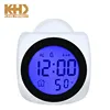 KH-CL012 KING HEIGHT Desk Backlight Cheap Projection Digital Cube Snooze Funny Alarm Talking Clock for Children
