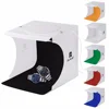 2019 New PULUZ 20cm include 2 LED Panels Folding Portable Photo studio 1100LM Light Photo Studio Shooting Tent Box Kit