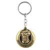 The Avengers thanos embossed gloves round keychain