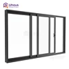 China supplier aluminium double glazed 3 layered sliding doors