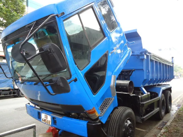 mitsubishi fuso 10 wheeler dump truck