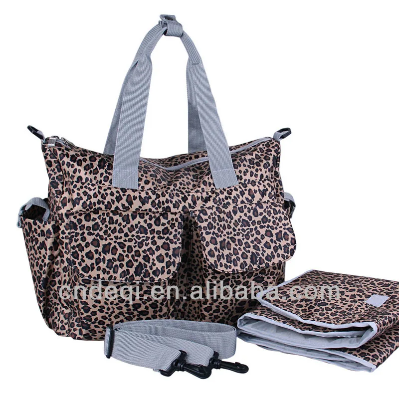 leopard nappy bag