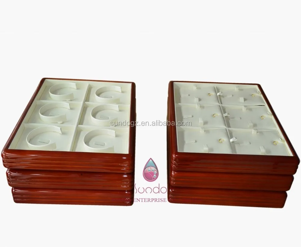 Wood Stackable Jewelry Trays For Showcase Buy Stackable Jewelry Trays