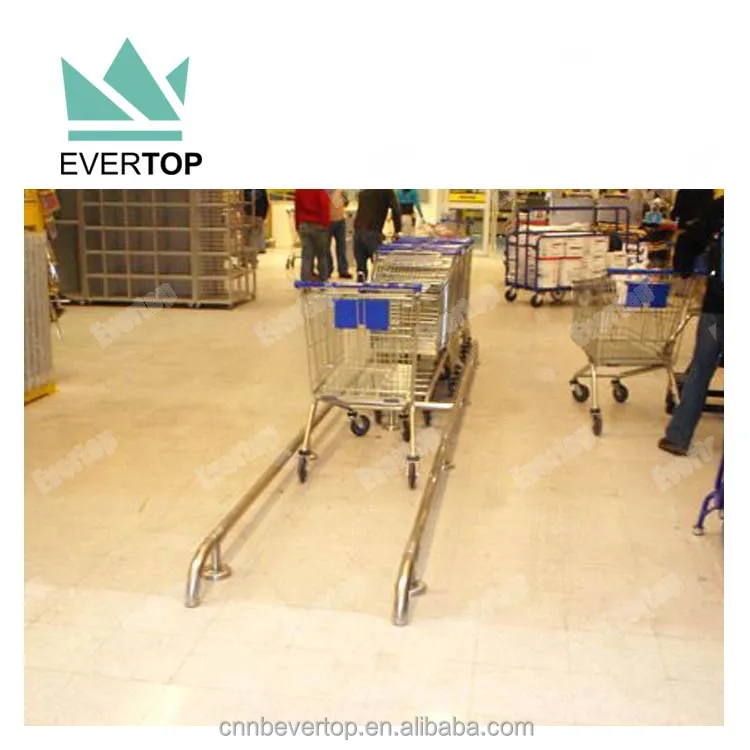 Stainless Steel Guardrails For Supermarkets Trolley,Guard Rails For