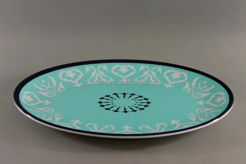 An-Even Surface Melamine Oval Plate