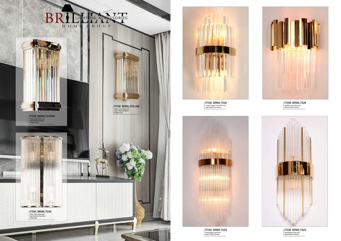 Modern Led  Hotel Bedroom Bedside Living Room Oven Textured Glass Wall Lamp