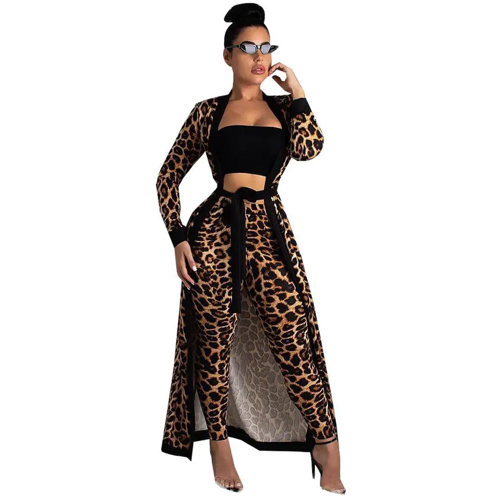 Wide leg Crop Top Women Two Piece Sets Long Sleeve 2pcs Set Woman QM3676