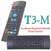 T3 Mic 2.4G Fly Air Mouse with Microphone T3-M Mini Keyboard IR Learning Wireless Remote Control VS MX3 6-Axis Gyroscope Gamepad
