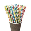 Compostable Colorful Paper Straw Biodegradable Disposable Straw