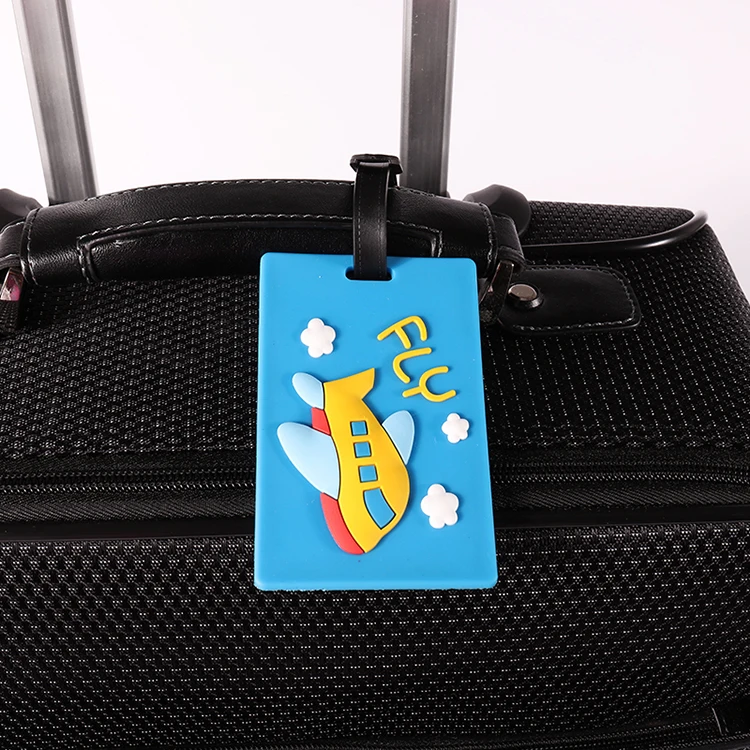 airplane shape luggage tag