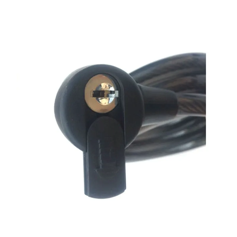 High Quality Steel Black Cable Lock Bike Lock