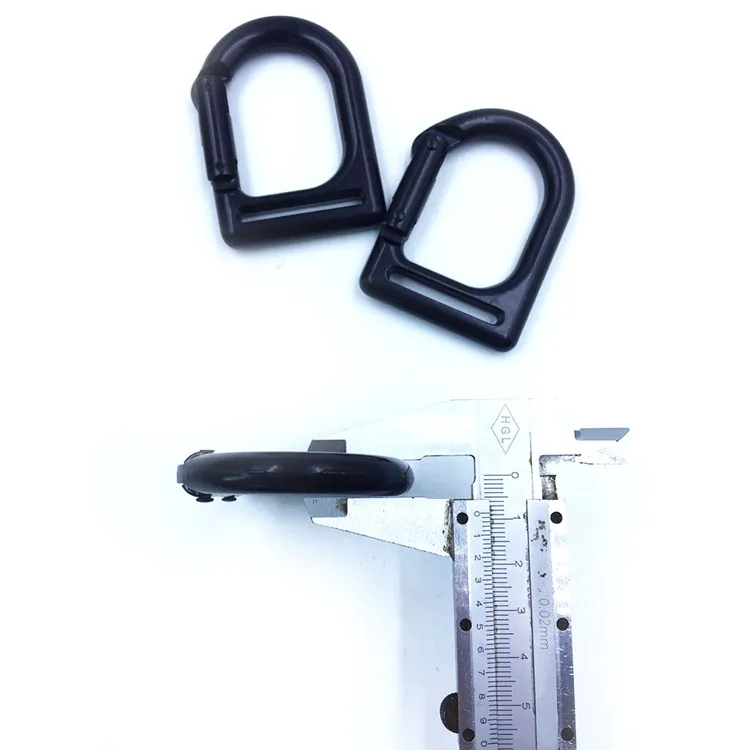 D - Mountaineering Hook Fitness Belt Hoist Hook Aluminum Carabiner Yoga Buckle Training Zinc Alloy Carabiner