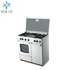 Glass Cover And Stainless Steel 4 Burner and 1 Hot Plate Free Standing Gas Oven Range