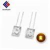 silsmart wholesale through hole package 3mm 5mm 7mm yellow/blue/white/ red /green water clear square led diode for tv set