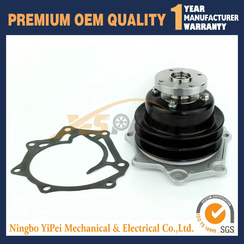 New Water Pump For DAEWOO BD30 Isuzu Hitachi EX60 EX70 Excavator