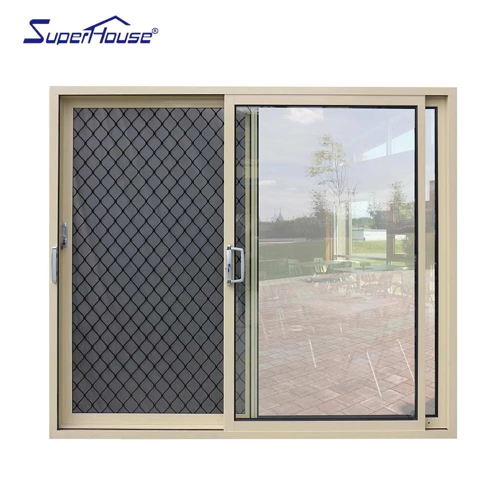 USA standard NAFS/AAMA double glass sliding door, double glaze slide door