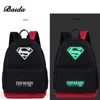 New design night light backpack luminous printing backpack