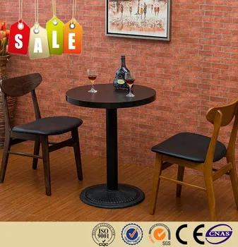 restaurant table chair dinning table black wooden mcdonald s chairs