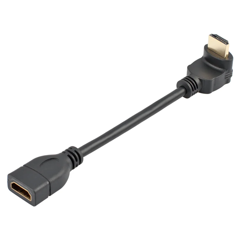 Ultunite Up Down Angle 90 Degree Hdmi Male To Female Extension Cable