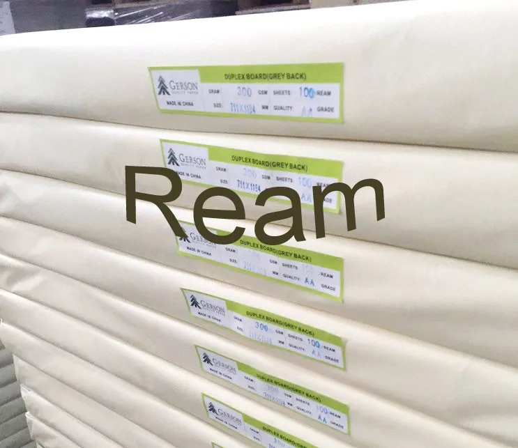 Duplex Board Grey Back 300gsm In Korea Paper Mill for Packaging and Offset Printing With Customized SIze