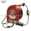 Spring Driven Welding Hose Reels Retractable Light Cable Reel with outlets and lamps