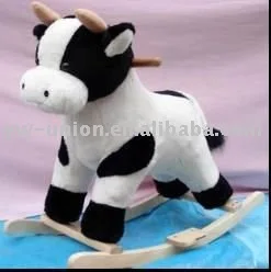 plush rocking cow