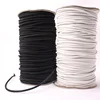 black white elastic cord elastic string round bungee cord