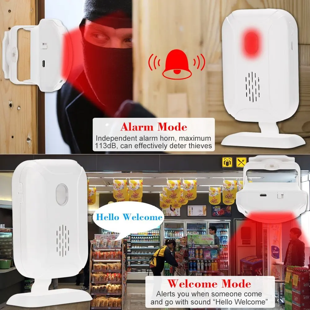 Wireless PIR Motion Sensor shopping mall antitheft alarm Infrared