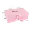 Pink cardboard foldable packing box lingerie