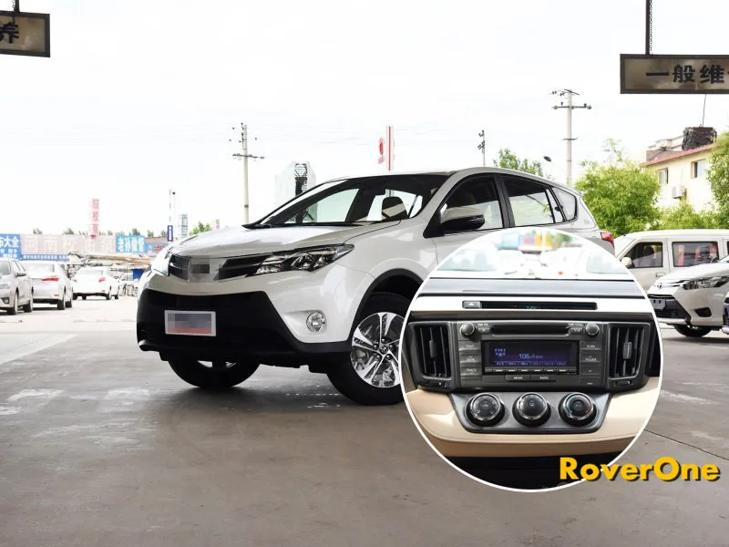 Discount RoverOne For Toyota RAV4 2013 2014 2015 2016 Android 9.0 Autoradio Car Multimedia Player Radio GPS Navigation Head Unit NO DVD 2