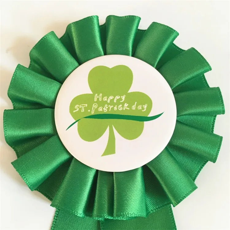 5/10/15/20 Irish St Patrick's Day Rosette Badge Ireland Fancy Dress Accessory 