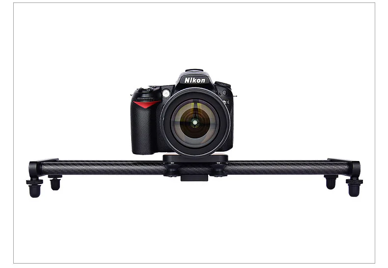 JingYing best 40CM carbon fiber cell phone video DSLR camera slider for mobile phone camera