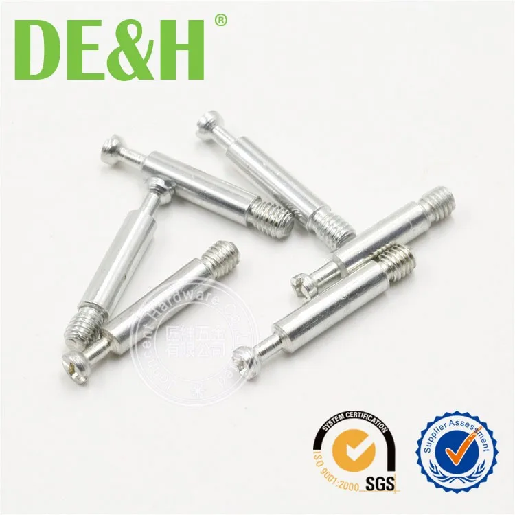 Zinc alloy furniture cam lock screws mini fix fittings screw