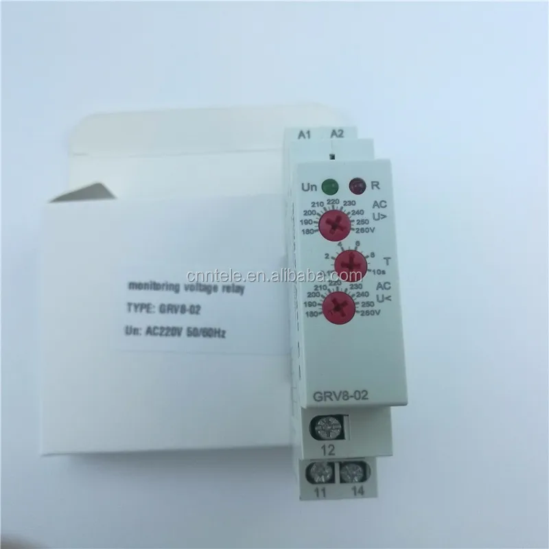 Grv802 Single Phase Under/over Voltage Relay Buy Dc Over Voltage