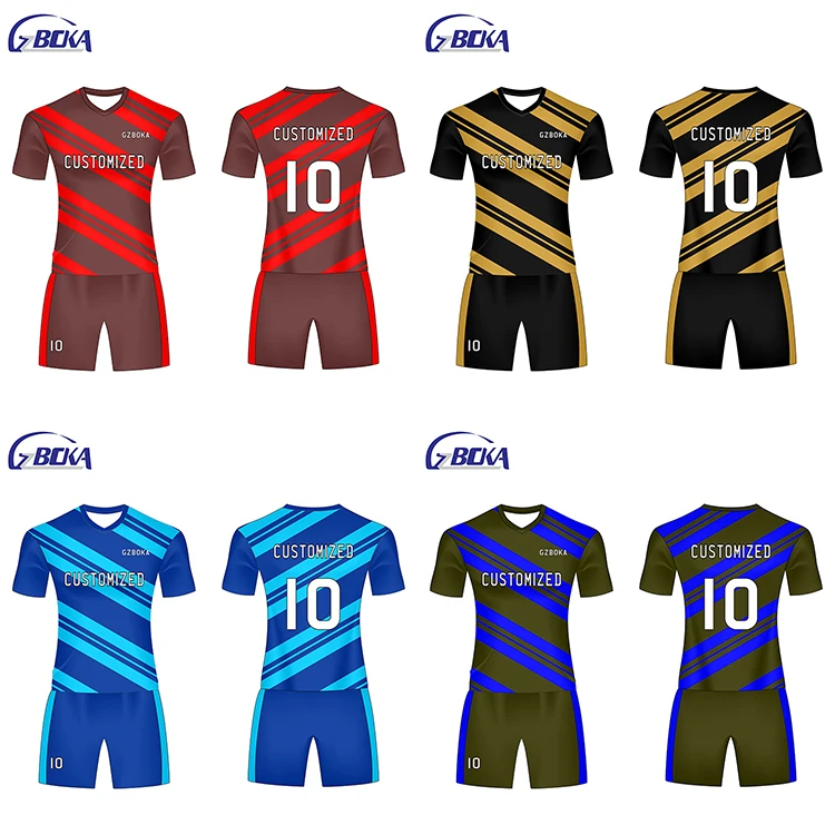 2019 Newest Arrival Sublimated Striped Usa Youth Soccer Jersey With ...