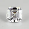 Top Quality super white Asscher cut synthetic loose moissanite diamond