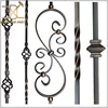 cheap stair handrail wrought iron balusters decorative stair railing baluster spindles