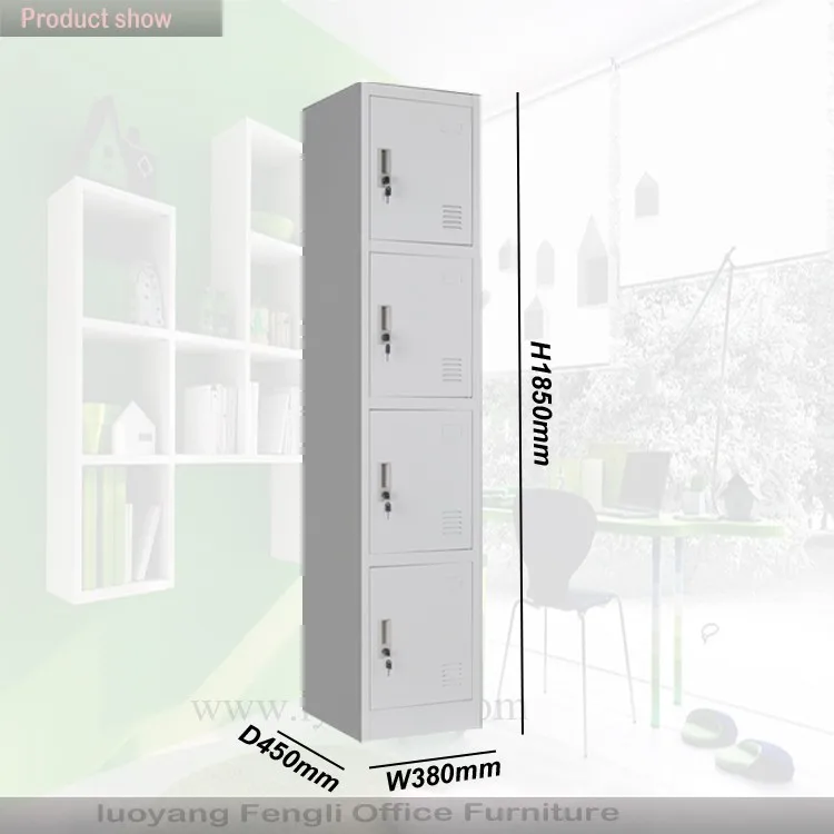 Cheap Stadium 2 Tier Lockers Stainless Hanging Rod Steel Almirah Locker