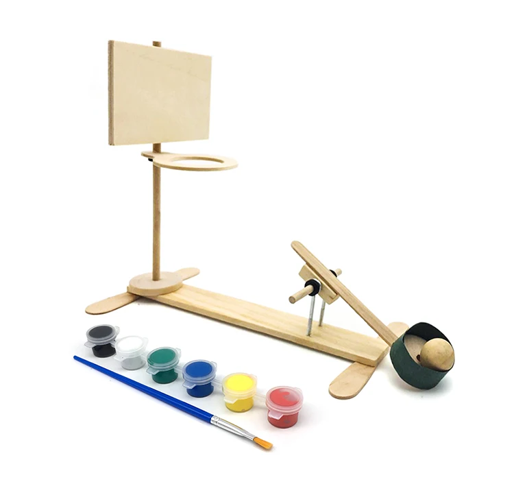 diy 弹射器科学玩具教育工具